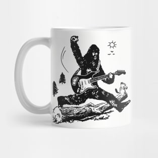 bigfoot guitar jump Mug